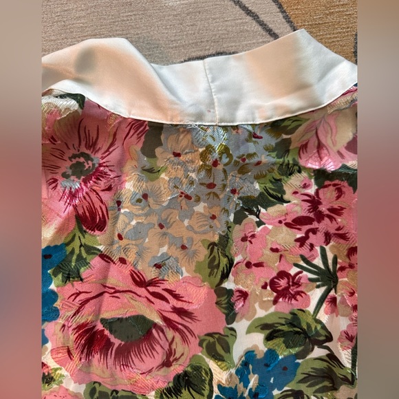 Vintage Gold Label Victorias Secret Floral Kimono/Robe. One Size. - Picture 12 of 13